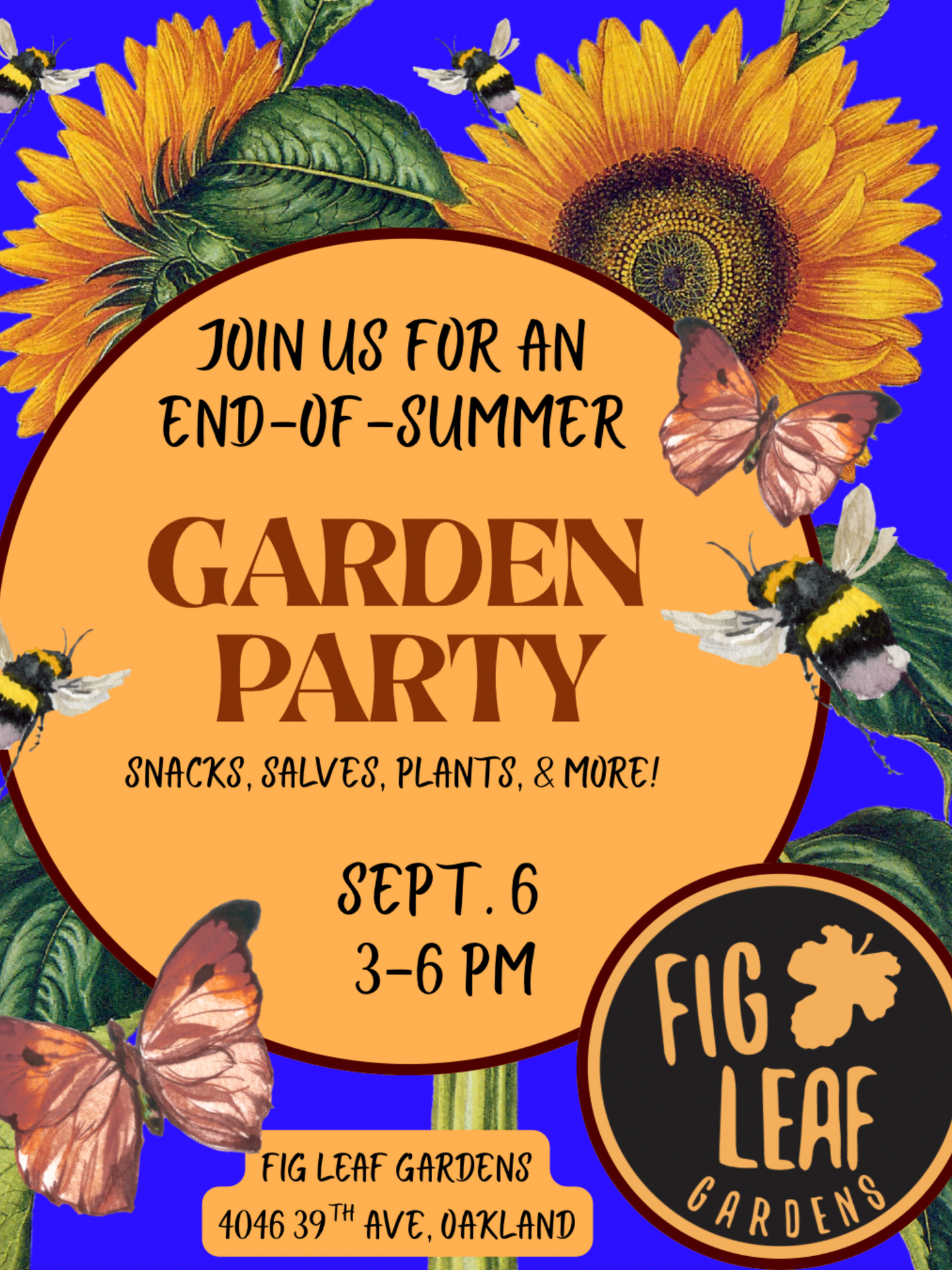 End-of-Summer Garden Party 9/6