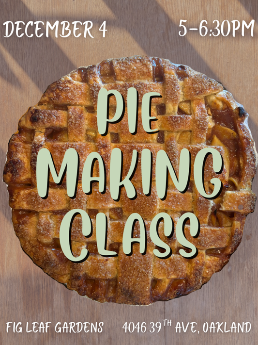 Pie Making Class 12/4