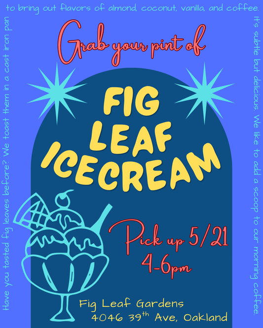 Fig Leaf Ice Cream