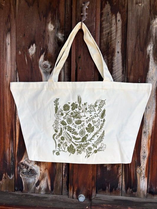Cream Oversized Tote